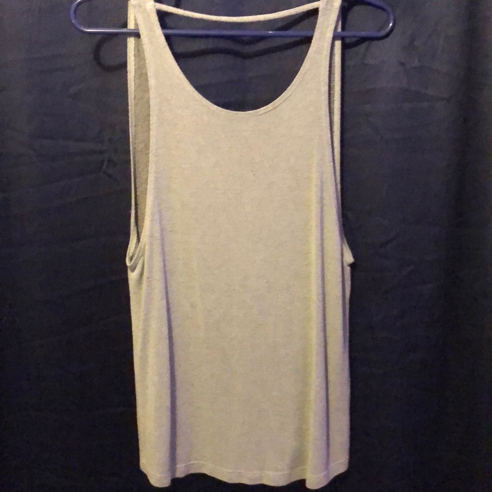 Truly Madly Deeply light green backless tank